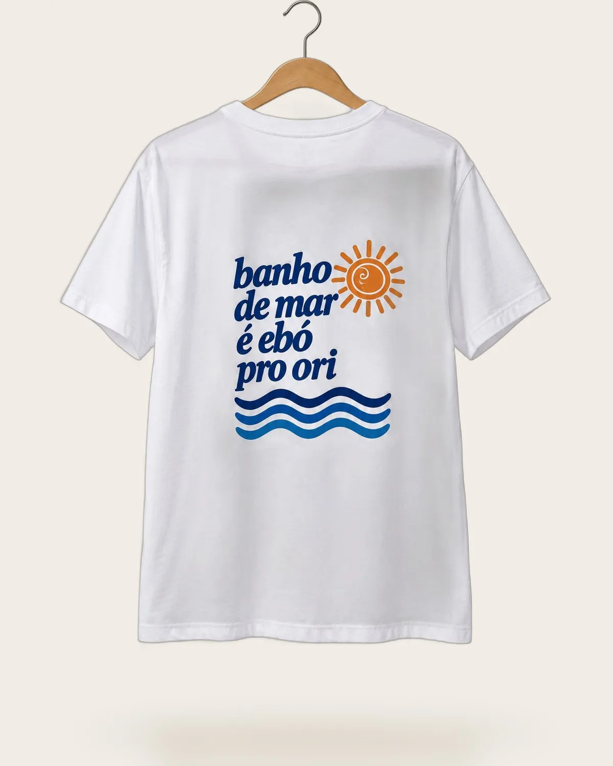 Camiseta Banho de mar é ebó pro ori